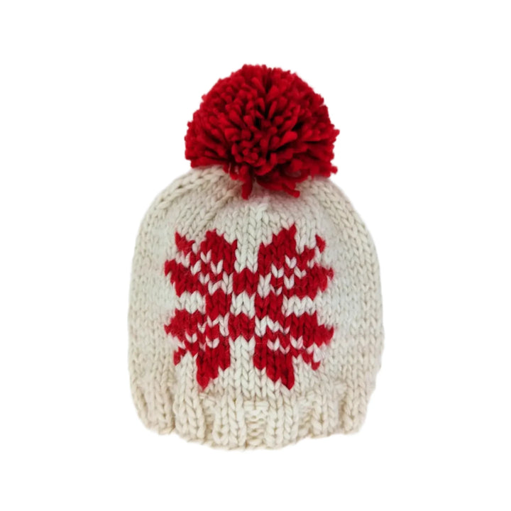 Huggalugs Snowflake Natural Beanie