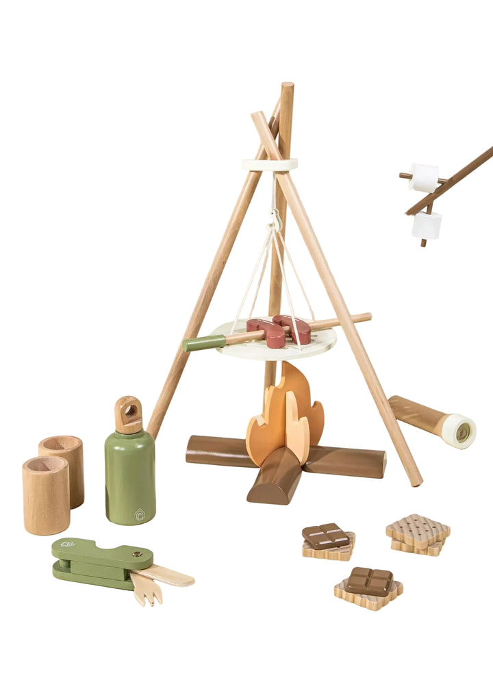 Coco Village Wooden Camping Playset