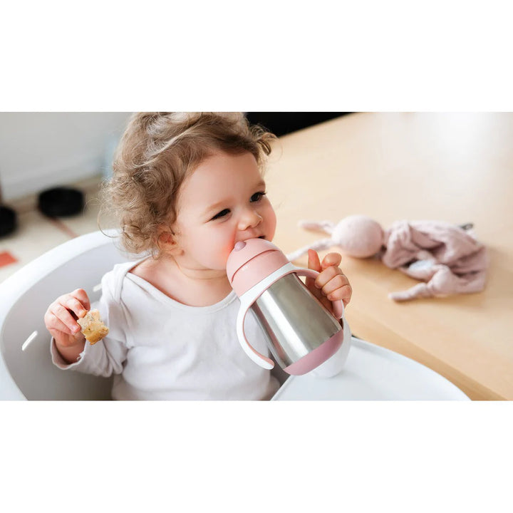 Beaba Stainless Steel Straw Cup 8.5oz
