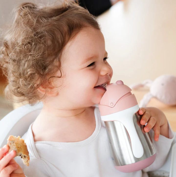 Beaba Stainless Steel Straw Cup 8.5oz