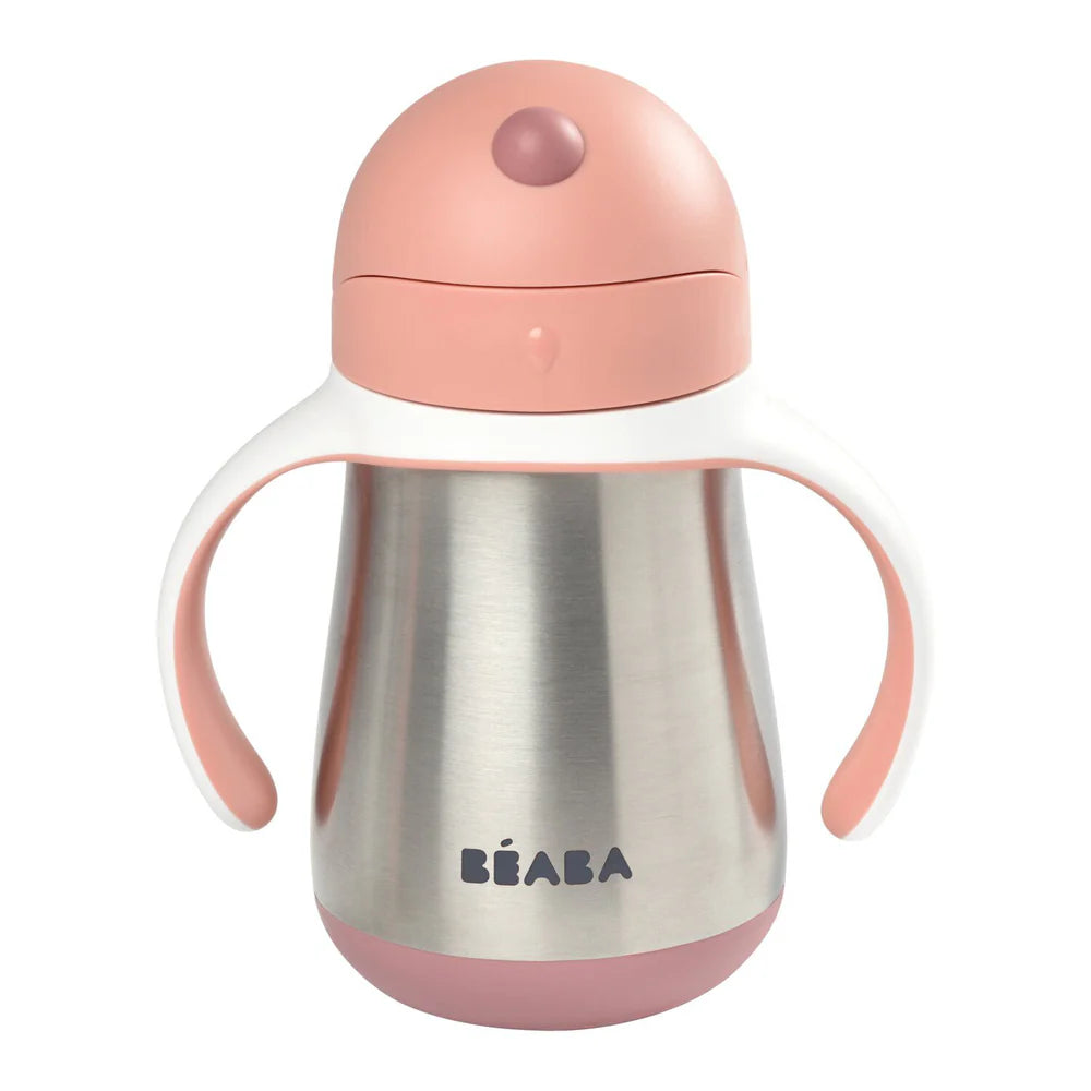 Beaba Stainless Steel Straw Cup 8.5oz