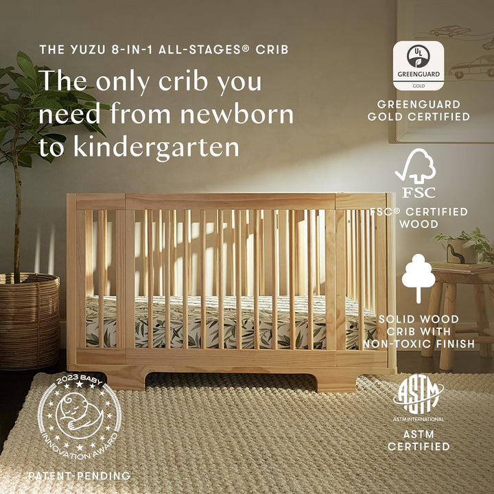 Babyletto Yuzu 8-in-1 Convertible Crib with All-Stages Conversion Kits