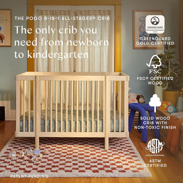 Babyletto Pogo 8-in-1 Convertible Crib with All-Stages Conversion Kits
