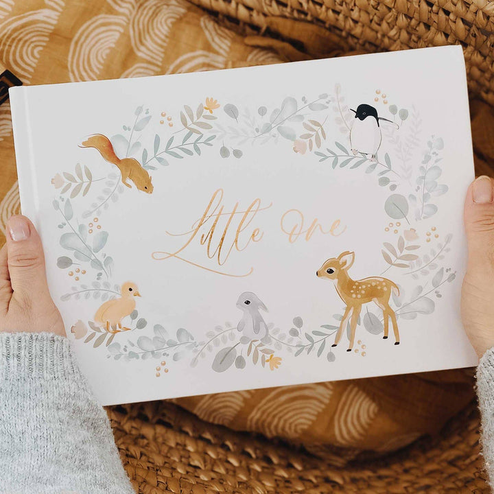 Blush and Gold My Baby Journal Newborn Keepsake Memory Book Gift