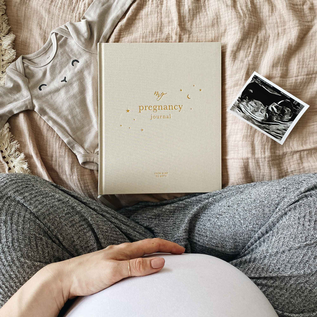 Blush and Gold Pregnancy Journal  -  Ivory