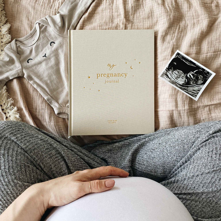 Blush and Gold Pregnancy Journal  -  Ivory