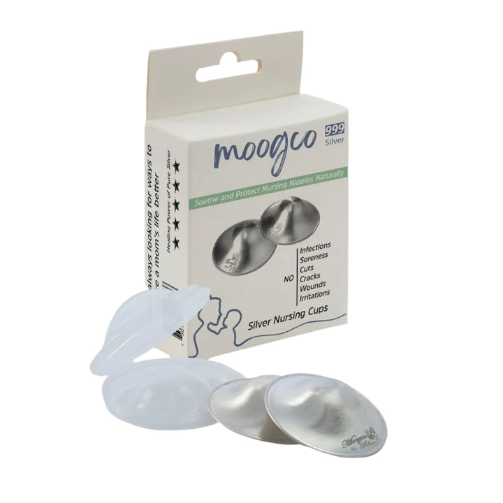 MOOGCO Silver Nursing Cups