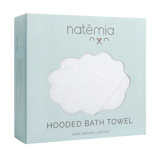 Natemia Organic Cotton Hooded Bath Towel