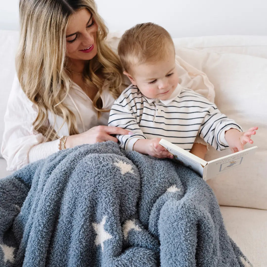Saranoni Double Layer Bamboni Receiving Blanket - Nightfall