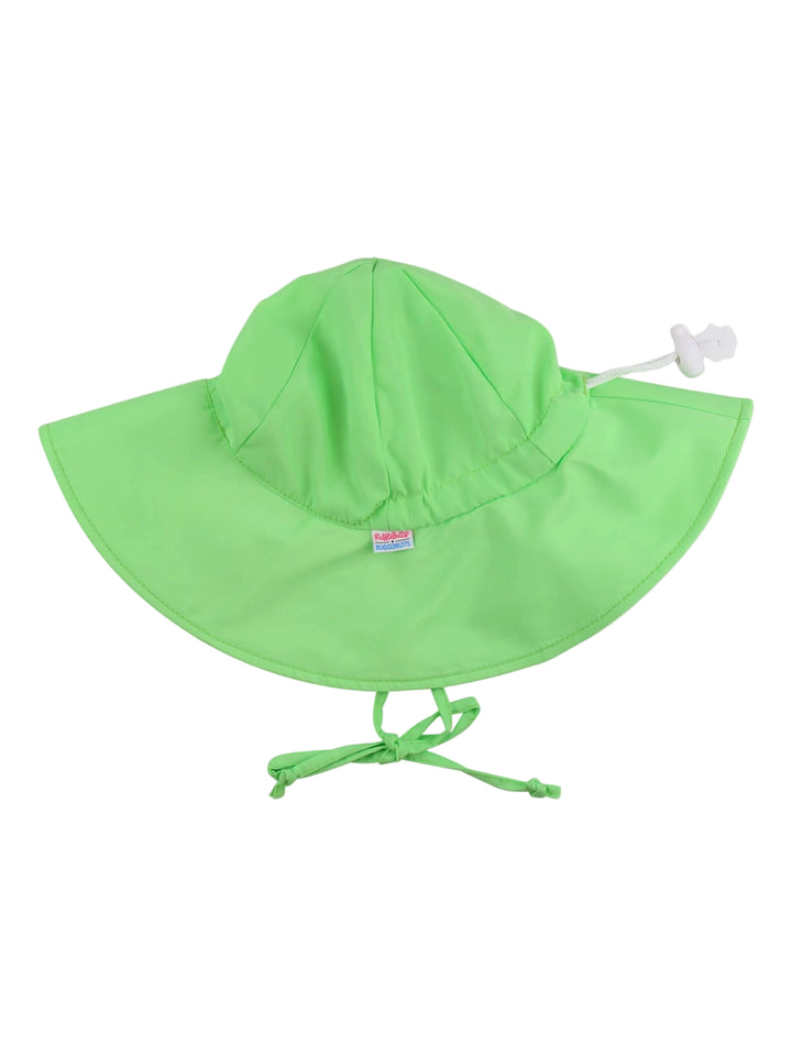 RuffleButts + RuggedButts Sun Protective Hat - Neon Honeydew