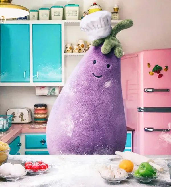 Jellycat Vivacious Eggplant - Large
