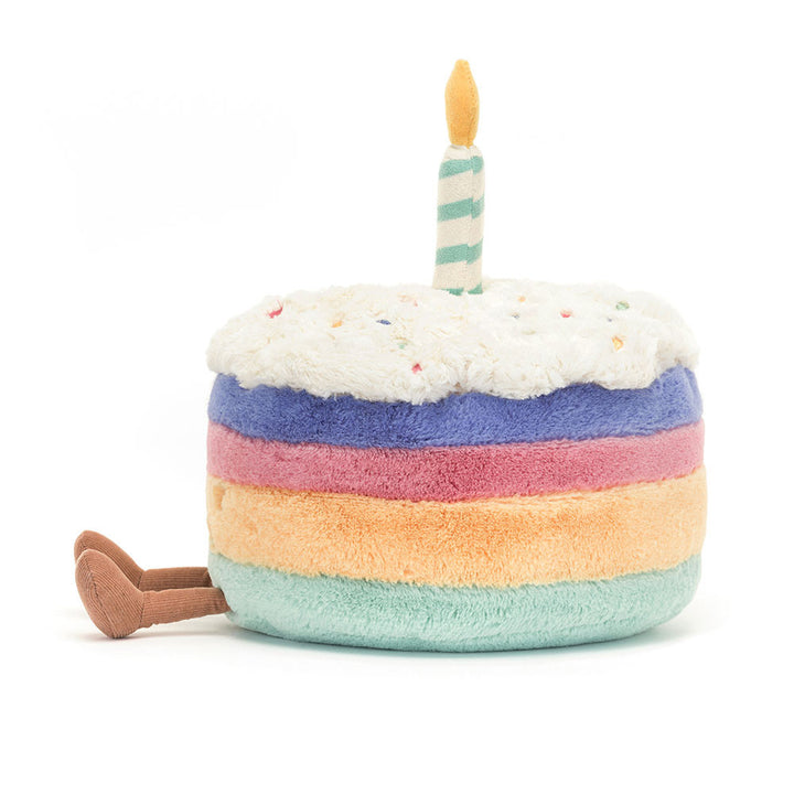 Jellycat Amuseables Rainbow Birthday Cake - Medium