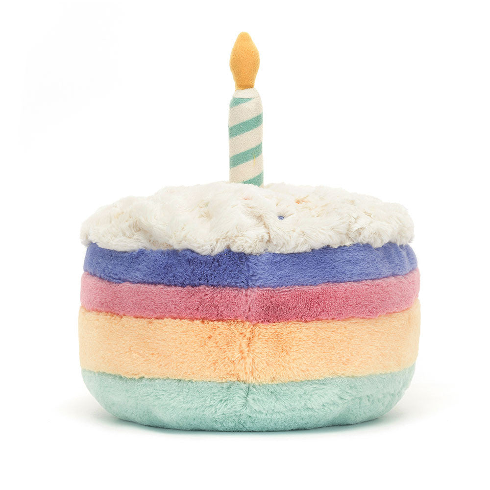Jellycat Amuseables Rainbow Birthday Cake - Medium