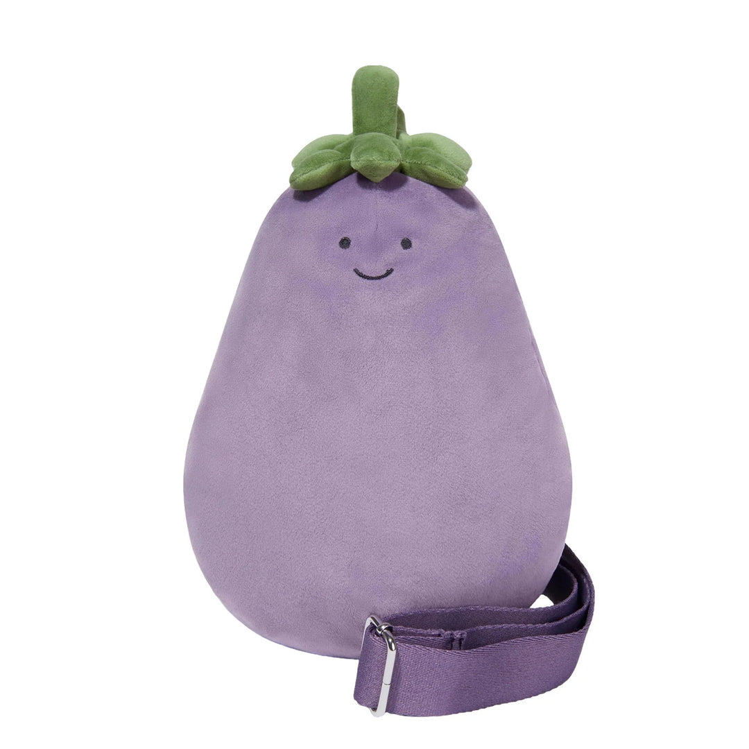 Jellycat Amuseables Eggplant Aubergine Bum Bag