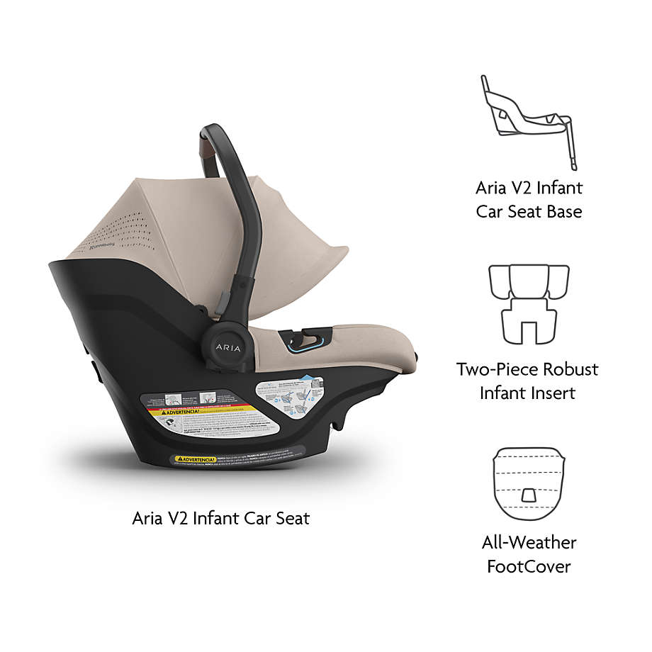 UPPAbaby Aria V2 Infant Car Seat + Base