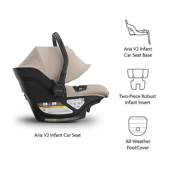 UPPAbaby Aria V2 Infant Car Seat + Base