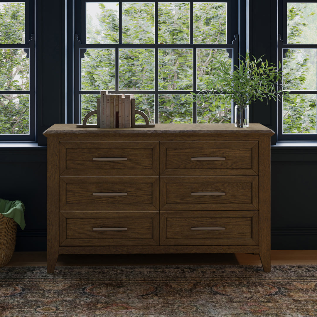 Monogram by Namesake Barrow 6-Drawer Double Dresser