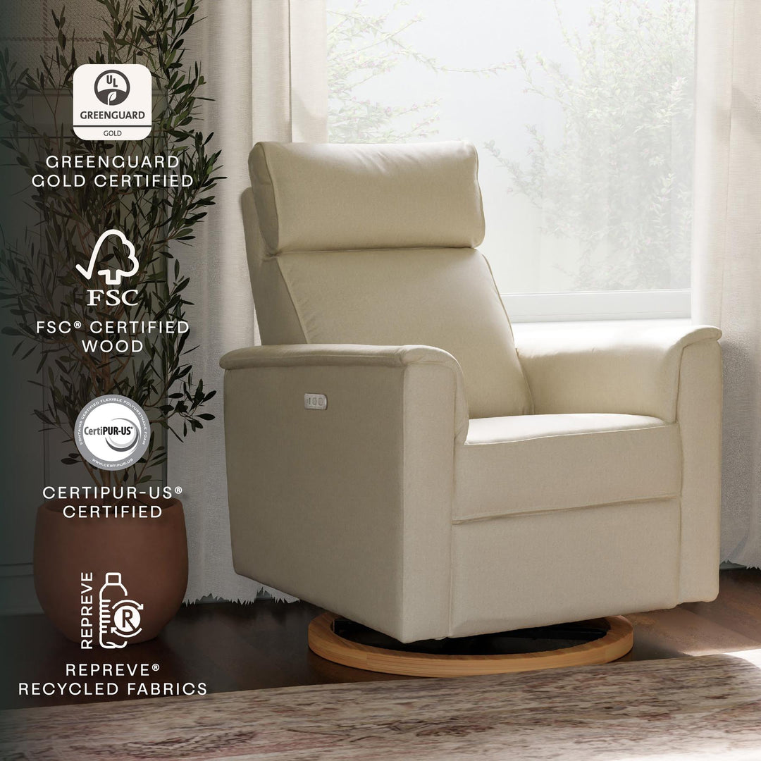Namesake Willa Plus Power Glider Recliner w/Power Headrest