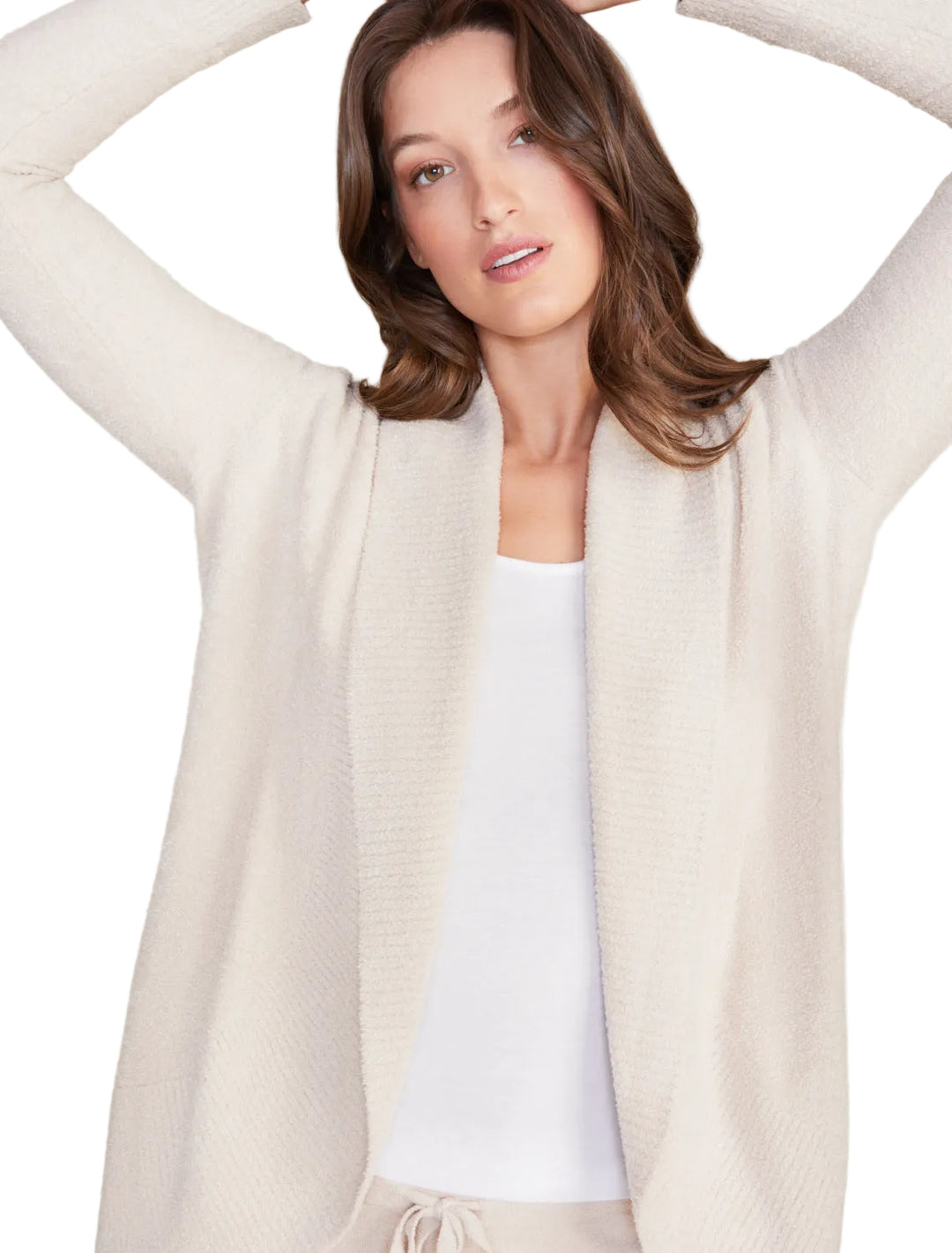 Barefoot Dreams CozyChic Lite Circle Cardi - Stone
