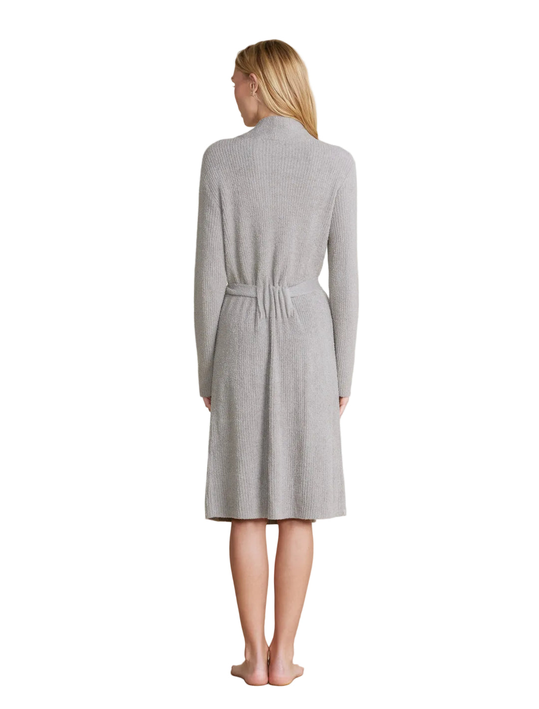 Barefoot Dreams CozyChic Lite Ribbed Robe - Dove Gray