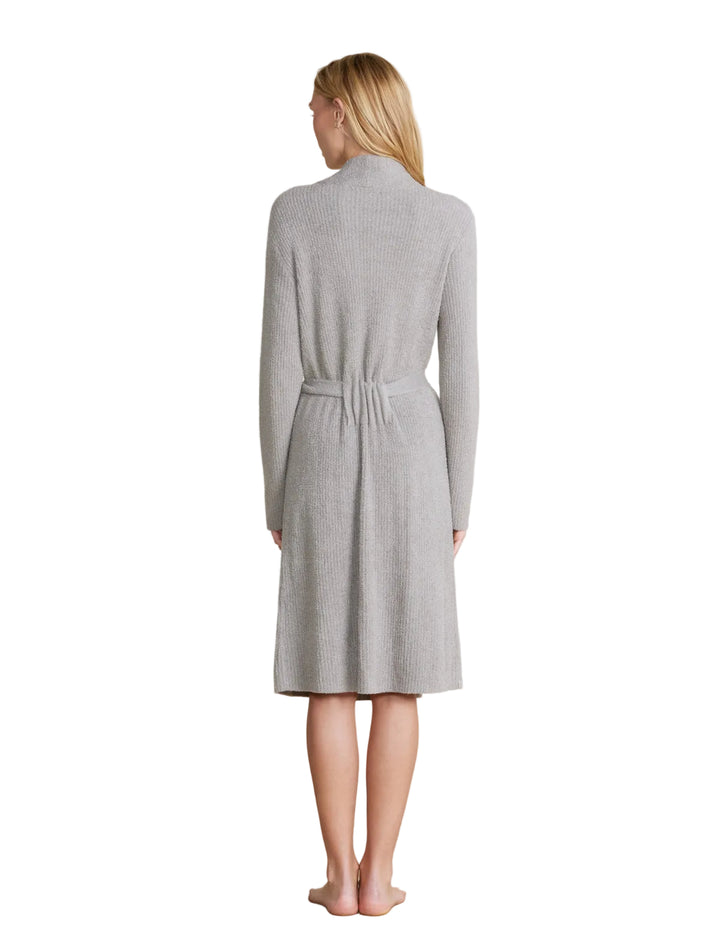 Barefoot Dreams CozyChic Lite Ribbed Robe - Dove Gray