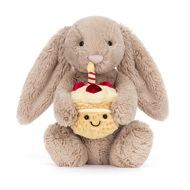 Jellycat Bashful Beige Birthday Bunny