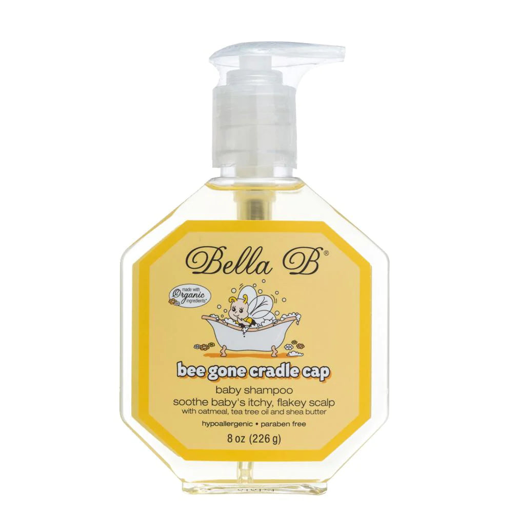 Bella B Naturals Squeaky Cradle Cap Baby Shampoo