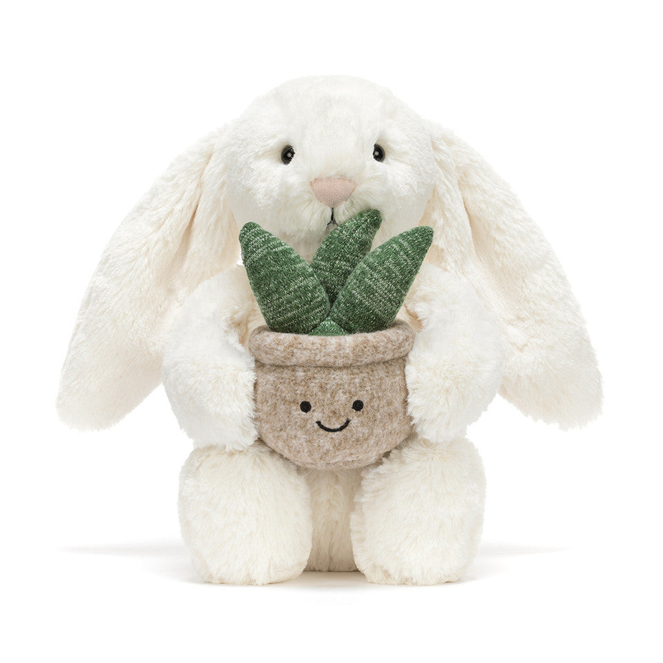  Cream Bunny Plant 新品タグ付き Jellycat Cream Bunny with Plant – Baby Grand