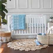 Boho Fringed Crib Skirt