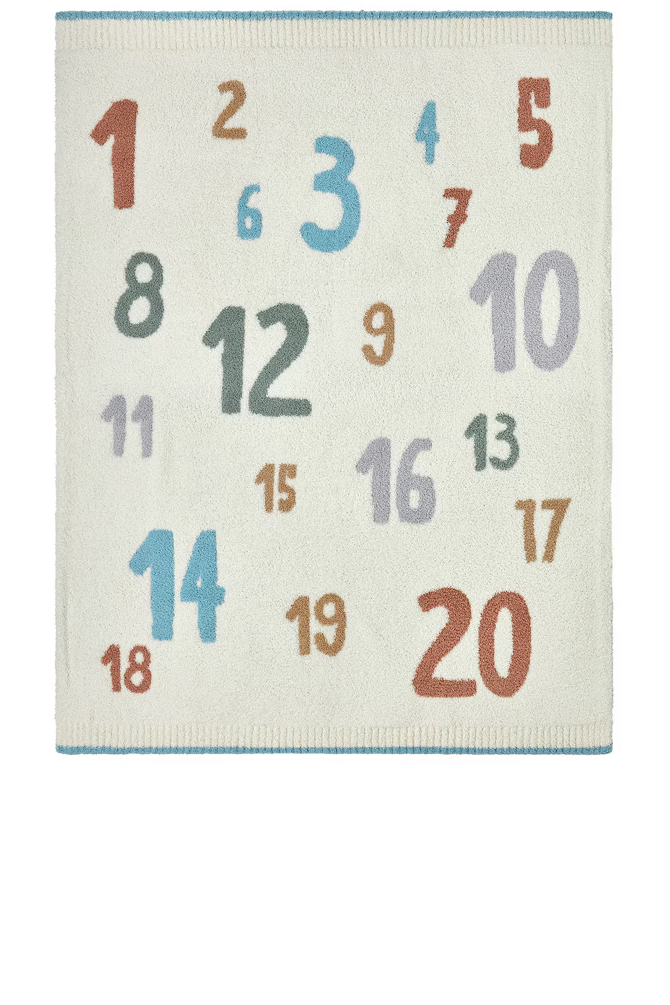 Barefoot Dreams CozyChic Numbers Stroller Blanket