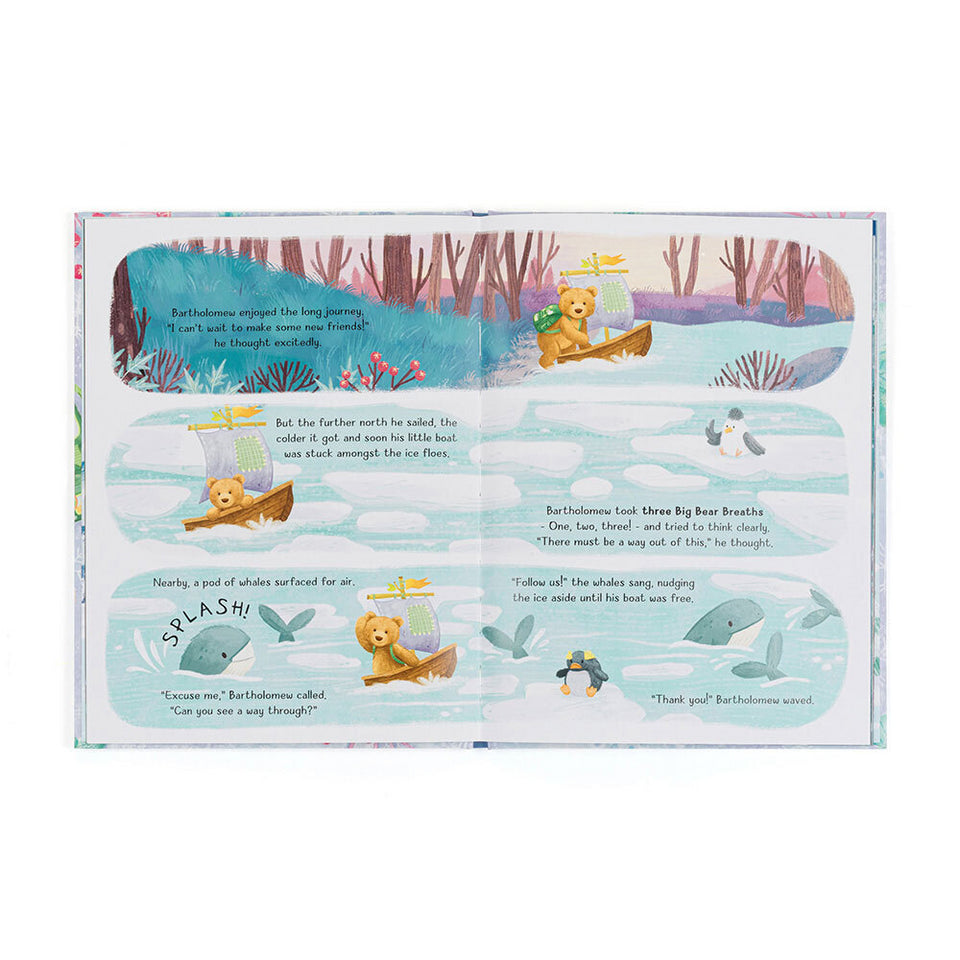 Jellycat Bartholomew Bear and the Snow Giants Book