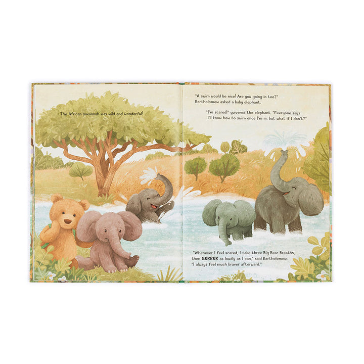 Jellycat Book and Bear Plush - Its a Big World Bartholomew!