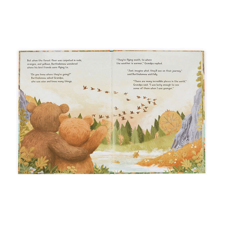 Jellycat Book and Bear Plush - Its a Big World Bartholomew!