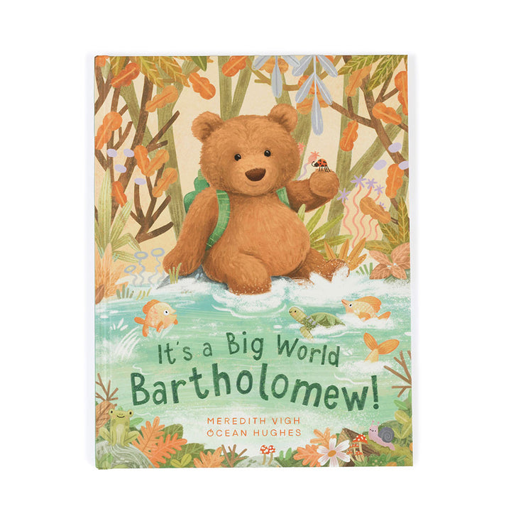 Jellycat Book and Bear Plush - Its a Big World Bartholomew!