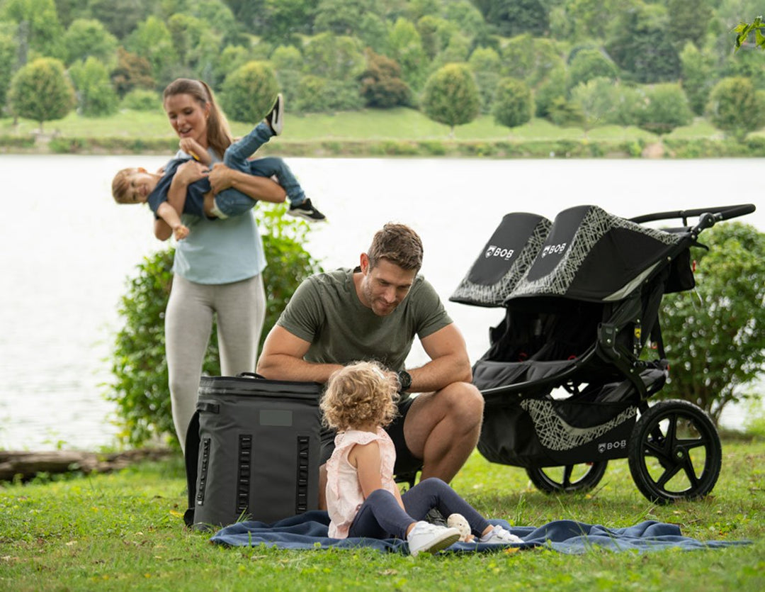weight of double bob stroller BOB Revolution Flex 3.0 Duallie Jogging Stroller – Baby Grand