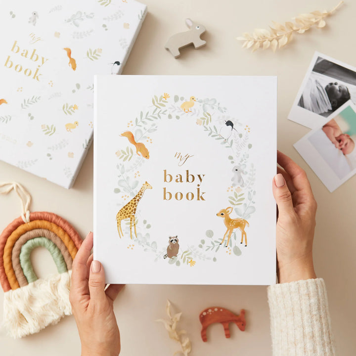 Blush & Gold Baby Book