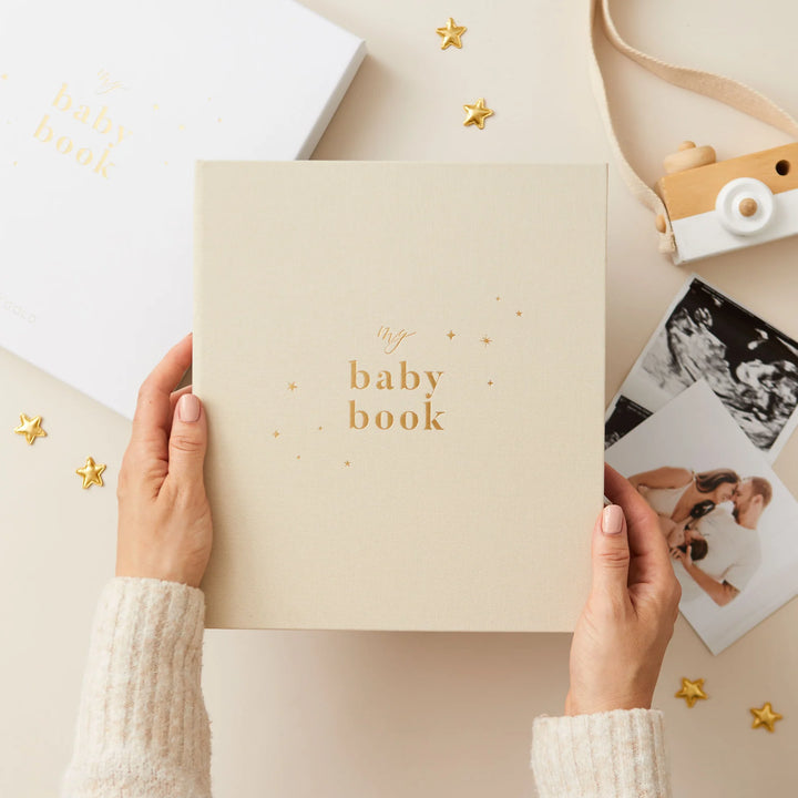 Blush & Gold Baby Book