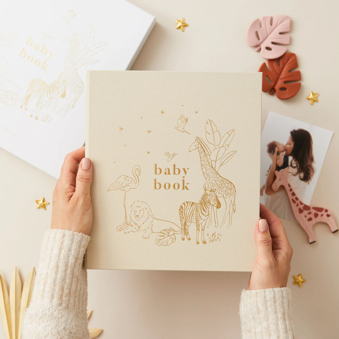 Blush & Gold Baby Book