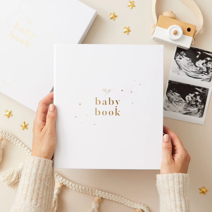 Blush & Gold Baby Book