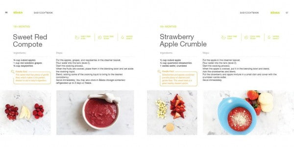 BEABA BabyCook Cookbook