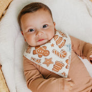 Baby Bandana Bibs- Gingerbread