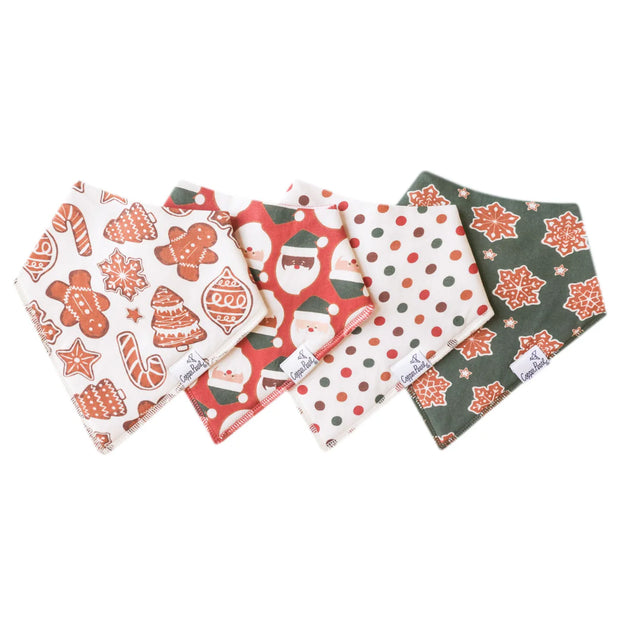 Baby Bandana Bibs- Gingerbread