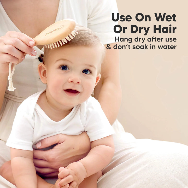 KeaBabies Hair Brush & Comb Set