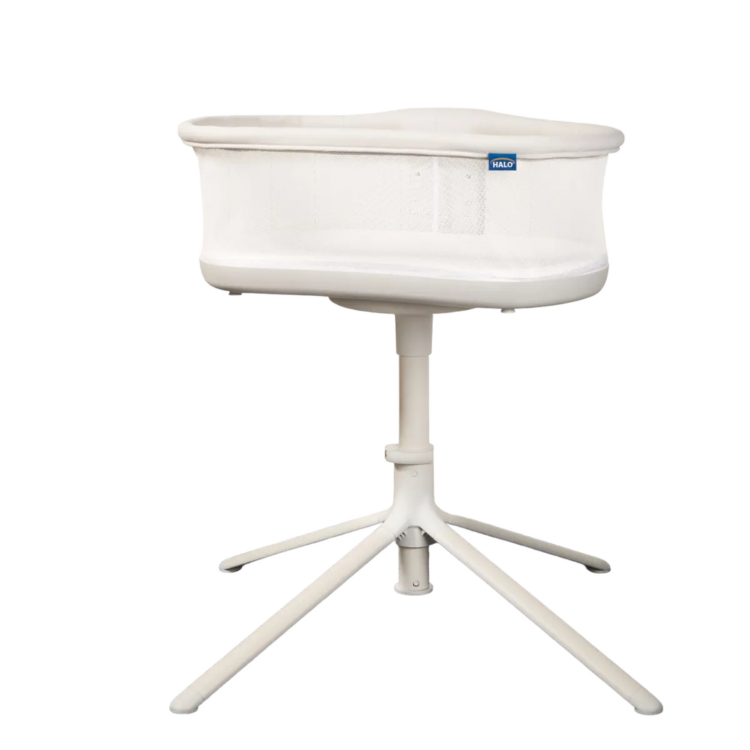 Halo bassinest swivel sleeper top bassinet essentia series modern lattice