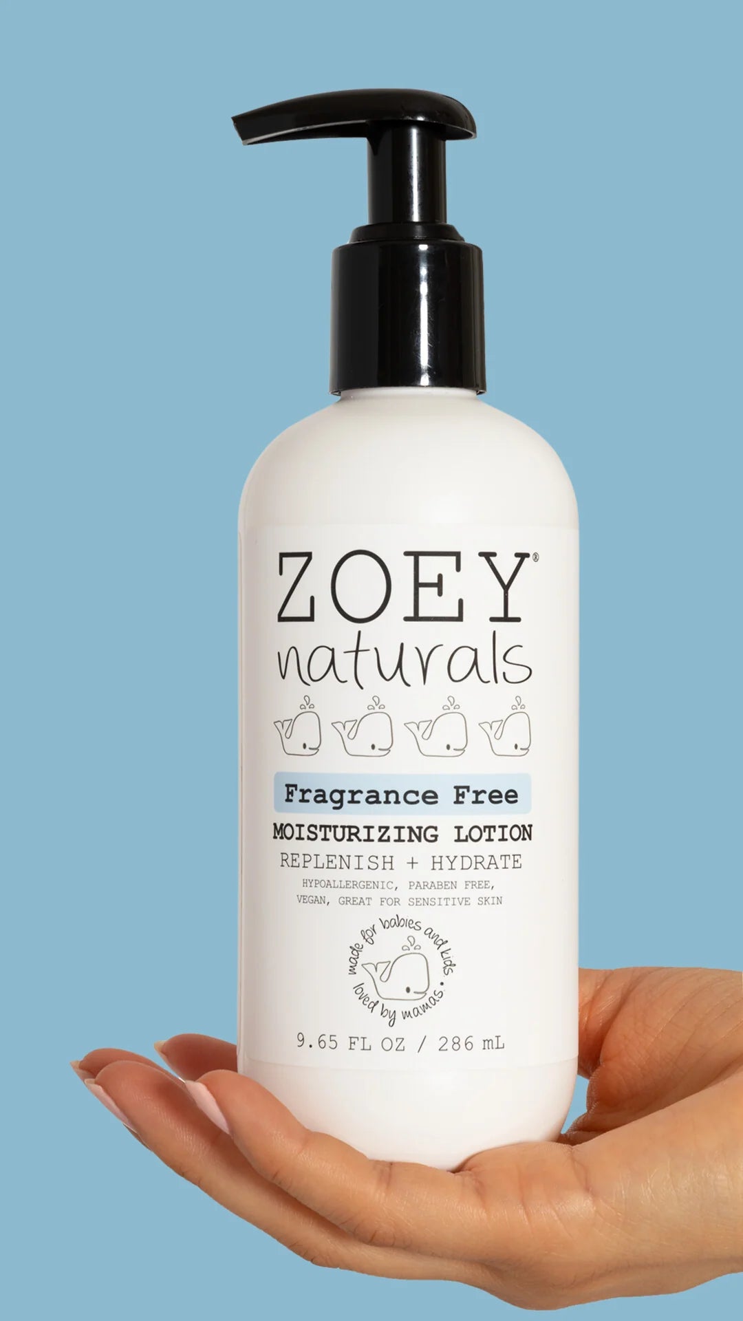 Zoey Naturals Fragrance Free Moisturizing Lotion