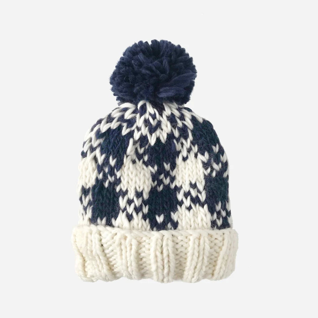 SALE! Blueberry Hill Navy Buffalo Check Hat