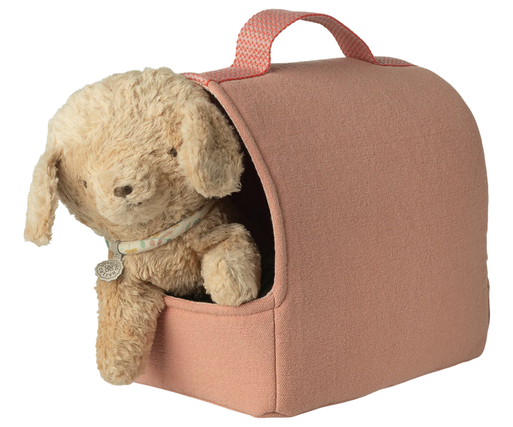 Maileg Pet Carrier - Coral