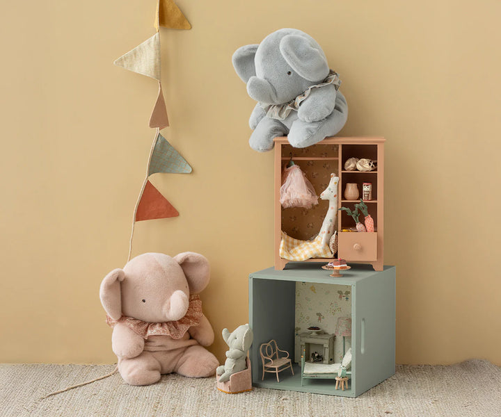 Maileg Big Elephant Plush - Powder