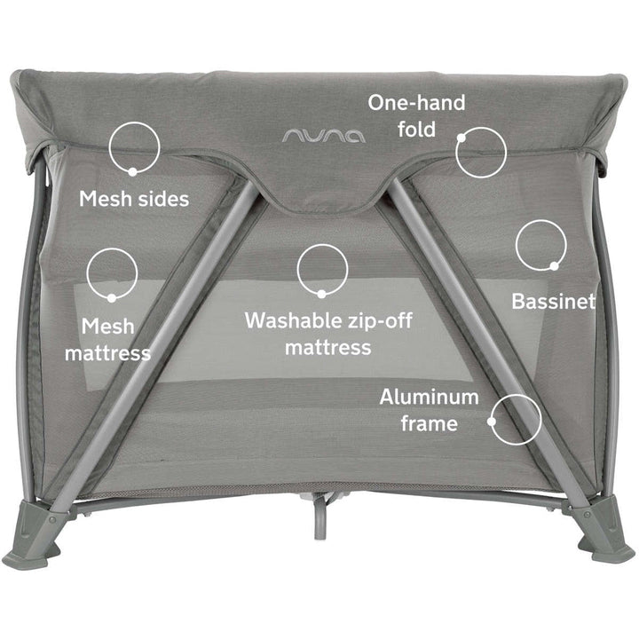 Nuna COVE Aire Go Playard + Bassinet