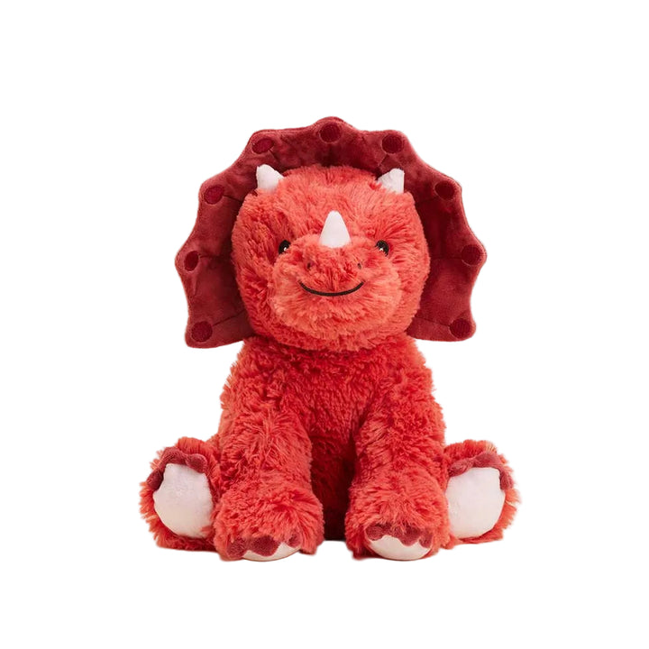 Warmies Red Triceratops Plush